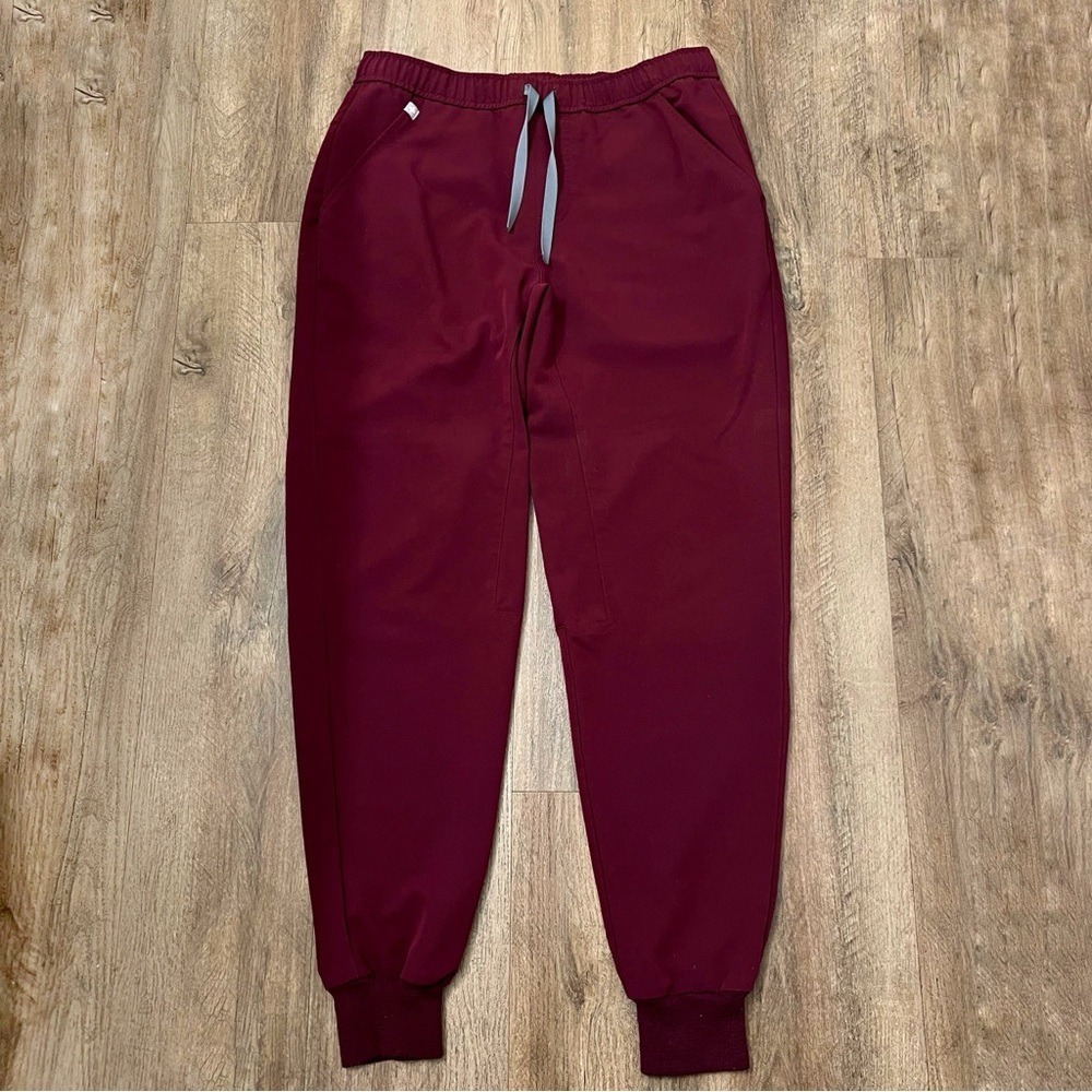 Men's Tansen‎ Jogger Scrub PantIn Burgundy
